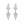 Dual Pear Cut Moissanite Ear Jacket Earrings