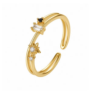 Geometric CZ Dual Layer Split Stackable Ring