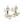 Four Pear Cut Moissanite Ear Jacket Earrings