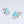 Small Triangle Natural Turquoise Stud Earrings