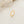 Dainty Gold Brushed Twist Rope CZ Band Ring