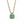 Geometric Raw Stone Pendant Necklace