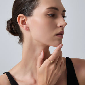 Bow Tie Bowknot Stacking Thin Ring