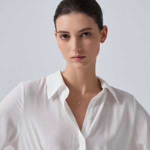 Dainty Sun Charm Layering Necklace