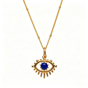 Evil Eye Birthstone Talisman Pendant Necklace