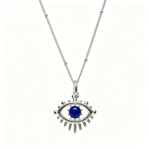 Evil Eye Birthstone Talisman Pendant Necklace