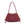 Matte Handwoven Leather Shoulder Handbag