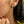 Asymmetric Geometric CZ Open Hoop Earrings