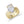 Minimalist Oval Solitaire Stone Wide Band Ring
