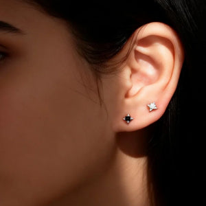 Tiny Star Cartilage Screw Back Stud Earrings