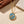 Botanical Blue Enamel Pearl Charm Necklace