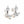 Four Pear Cut Moissanite Ear Jacket Earrings