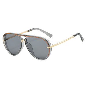Dainty Retro Aviator Double Bridge Sunglasses