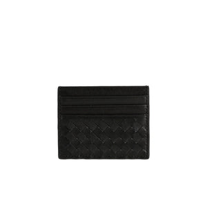 Handwoven Leather Square Card Case