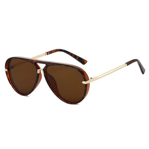 Dainty Retro Aviator Double Bridge Sunglasses