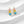 Rainbow Heart Gradient Crystal Drop Earrings