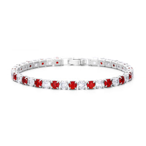 Classic CZ Crystal Eternity Tennis Bracelet