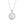 Vintage Pearl Swirl Halo Pendant Necklace