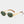 Retro Gold Black Round Oval Sunglasses