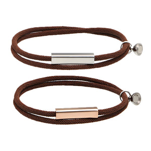 Individuell gestaltetes magnetisches Partner-Seilarmband