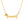 Matte Brushed CZ Dachshund Charm Necklace