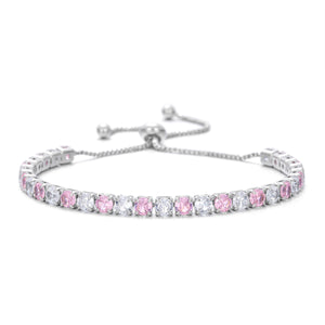 Classic CZ Crystal Eternity Tennis Bracelet