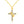 Dainty Crown Cross Pendant Necklace