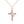 Dainty Crown Cross Pendant Necklace