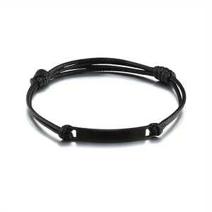 Aangepaste Paar Matchende Touw Koord Armband