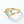 Hexagon Seafoam Mint Amazonite Crown Ring