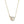 Pavé CZ Interlocking Loop Pendant Necklace