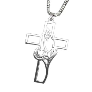 Sacred Grace Cut-Out Cross Pendant Necklace
