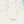 Dainty CZ Opal Asymmetric Ball Chain Necklace