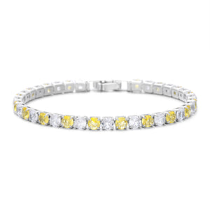 Classic CZ Crystal Eternity Tennis Bracelet