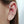 3-Piece Colorful CZ Huggie Stud Earring Set