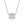 Pink Cylinder Barrel Pavé CZ Charm Necklace