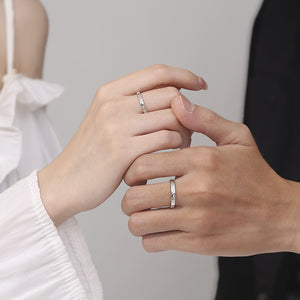 Paw Cat Matching Couple Adjustable Ring