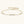 Three Bar Moissanite Thin Link Bracelet