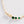 Dainty CZ Opal Asymmetric Ball Chain Necklace