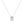 CZ Firework Sparkle Drop Pendant Necklace