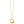 Sculptural Organic Circle Pendant Necklace