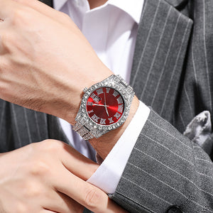 Sunray Dial 40 mm Round Bracelet Watch