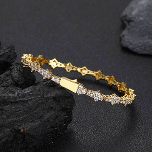 Dainty Star Tennis Stackable Bracelet