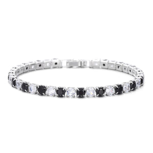 Classic CZ Crystal Eternity Tennis Bracelet