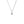 Hollow Teardrop Cage CZ Pendant Necklace