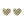 Checkerboard Enamel Heart Stud Earrings