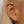 Dainty CZ Sea Turtle Flat Back Stud Earrings