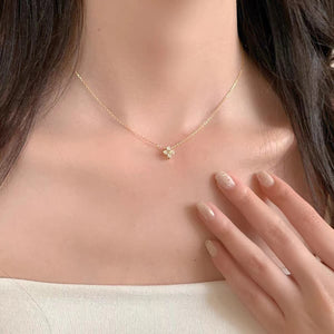 Four Leaf Clover Charm Pendant Necklace