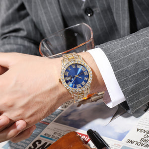 Sunray Dial 40 mm Round Bracelet Watch
