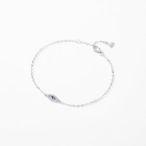 Dainty Evil Eye Charm Stacking Bracelet